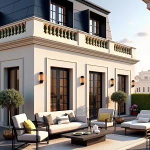 Rooftop Relaxation in Urban Splendor