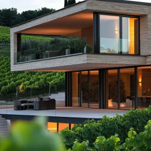 Terraced Angular Majesty Under Italian Vines