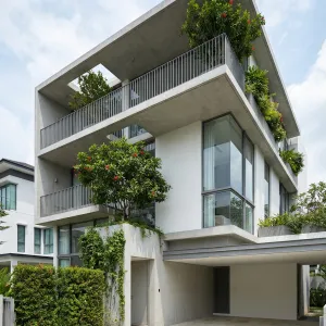 Cloudline Patio House Wrapped In Foliage
