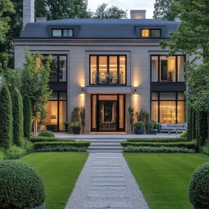 Preview of Sophisticated Residence with Evening Glow