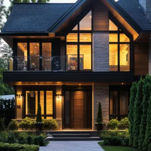 Preview of A Gabled Glow in the Modern Night