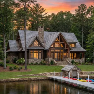 Sunset Timber Haven On Stillwater