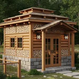 Little Log Lodge with a Smile