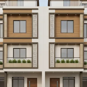 Screen-Framed Twin Rowfront Serenity