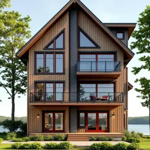 Chic Chalet of Geometric Adventure