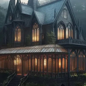 Gothic Glow-Up: Vampire Mansion Delight