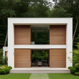 Wooden Elegance in the Backyard