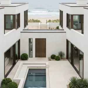 Quiet Shore Courtyard Pool Residence