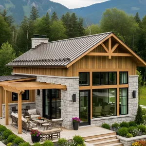 Quaint Stone Bungalow in the Woods