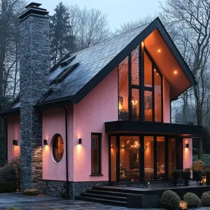 Rosy Retreat in Twilight Bliss
