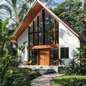 Tropical A-Frame Chic: The Jungle’s Best-Dressed House