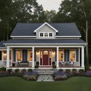 Crimson Door Porch Ranch