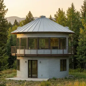 Silver Canopy Forest Silo Haven