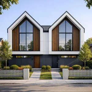 Twin Lofted Nordic Streetfront Duo