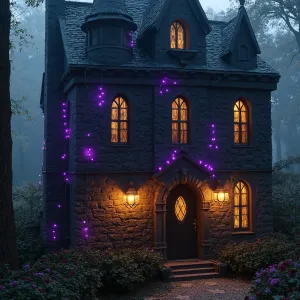 Whimsical Wraiths: A Twinkling Twilight Retreat