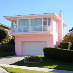 Pink Paladin on Sunkissed Street