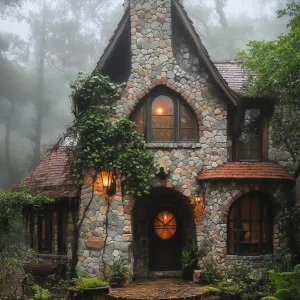 Storybook Stone Cottage: A Fairy Tale Abode