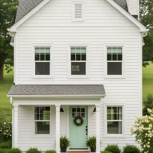 Minty Fresh Cottage with a Dash of Charm