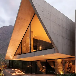 Triangular Haven with a Warm Glow