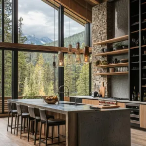 Mountain Retreat Kitchen