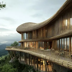 Bamboo Waves: The Hilltop Haven