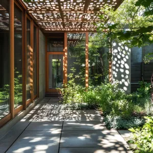 Light-Dappled Oasis in Modern Design