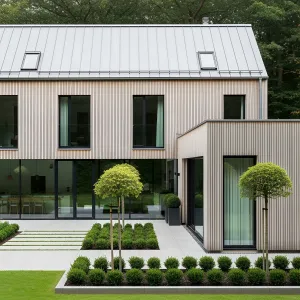 Modern Scandinavian Charm with a Touch of Green Elegance