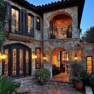 Spanish Revival Dream: An Evening Glow