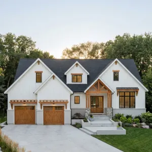 Warm Gabled Retreat With Timber Accents