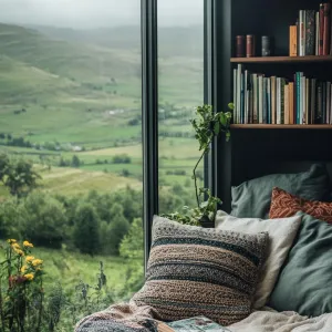 Book Nook with a Nature Look