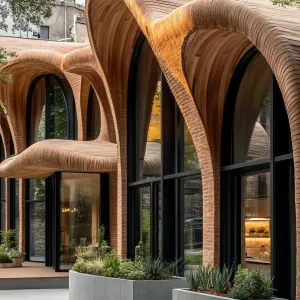 Wooden Waves of Architectural Delight