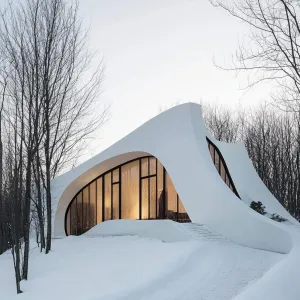Snow-Crested Wave Abode