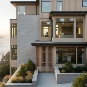 Misty Morning Mansion: A Ray of Sunshine