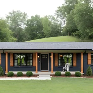 Ink-Siding Timber Shutter Ranch