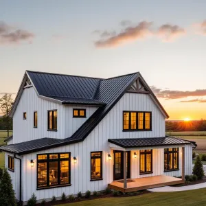 Countryside Charisma: A Sunset Retreat