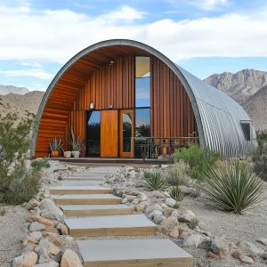 Quirky Quonset with Cactus Charm