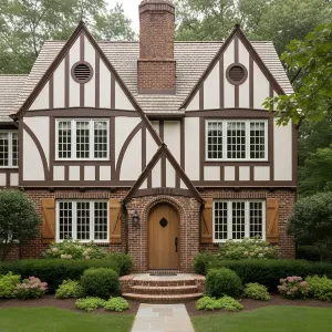 Chimney-Centered Tudor Charm