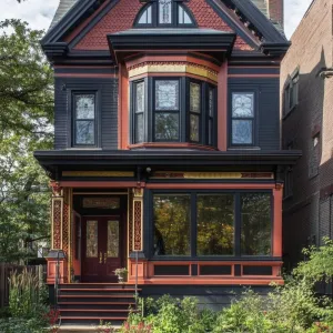 Modernist Lines With Victorian Trim