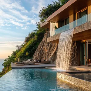 Integrated Waterfall Feature