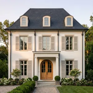 Slate Roofed French Garden Maison