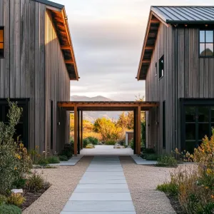 Double Barn Facade