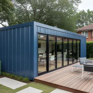 Container Chic with a Blue Hue