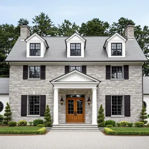 Elegant Stone Manor with Timeless Charm