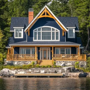 Shingle Haven: A Lakeside Masterpiece