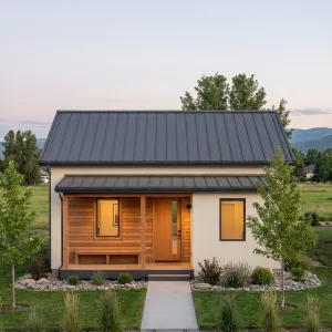 Steel Roof Fieldside Pocket Cottage
