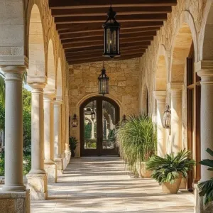 Mediterranean Mansion with Majestic Arches