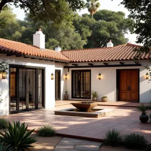 Terracotta Dreams: A Sunlit Courtyard Affair