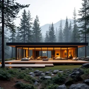 Crystal Cabin in the Pines