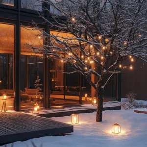 Cozy Modern Winter Retreat