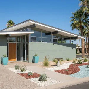 Sage Breeze Butterfly Roof